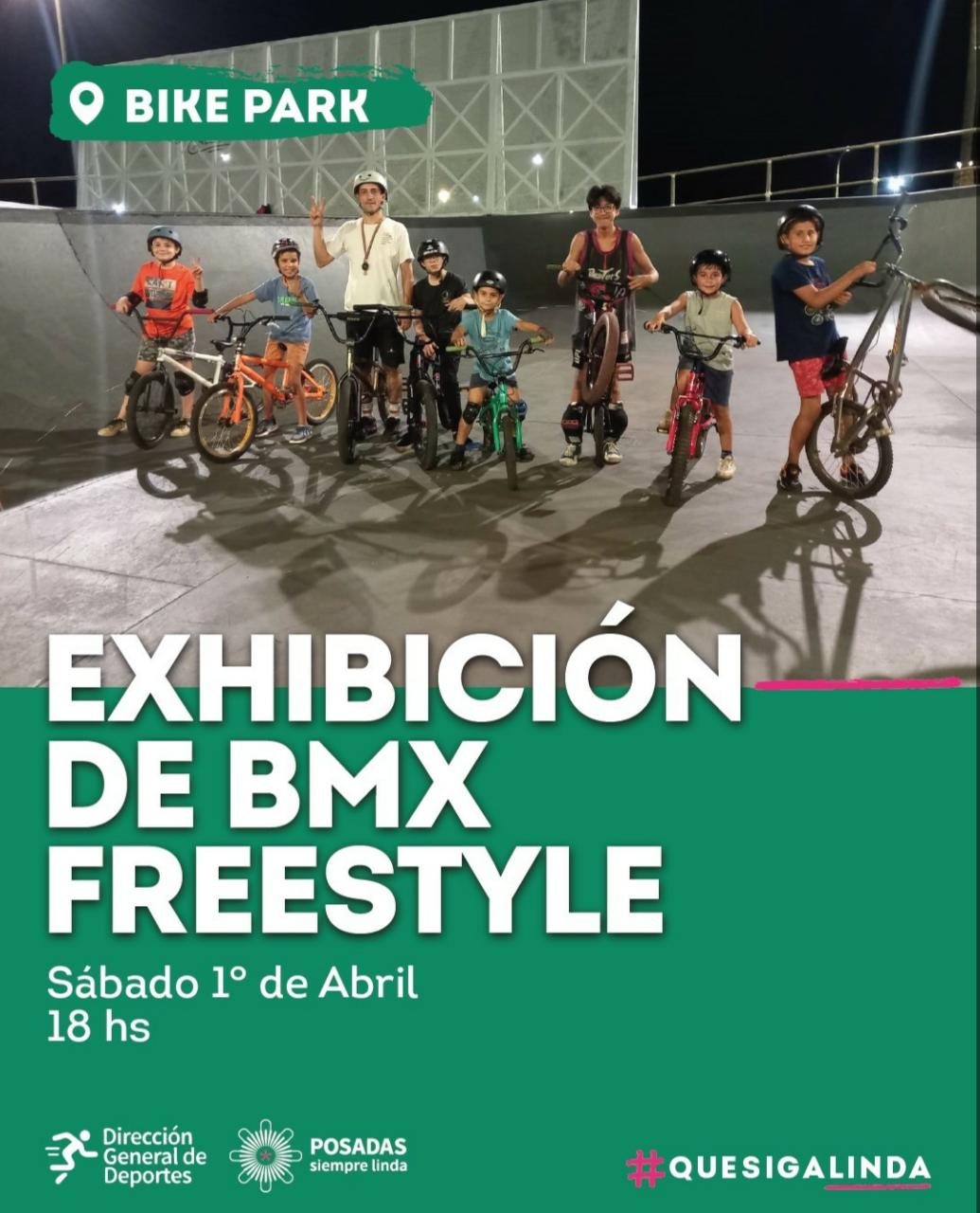 Exhibición de BMX Freestyle en el Bike Park